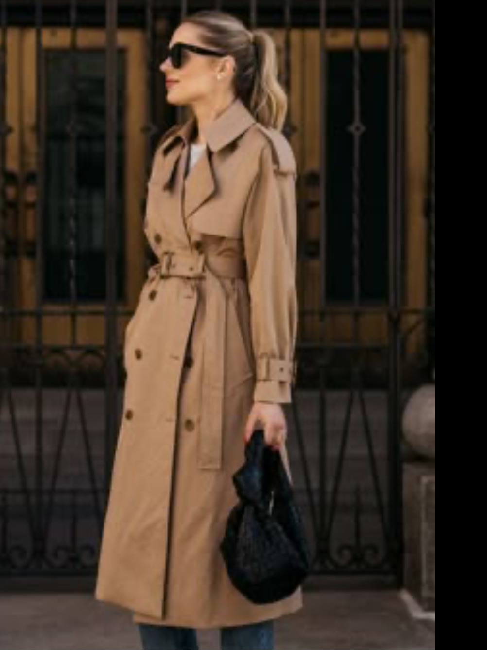 Nwot Mayson The Label Classic Camel Gabardine Trench Coat *Discontinued* — image 3 of 8